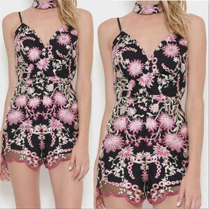 Embroidered Romper